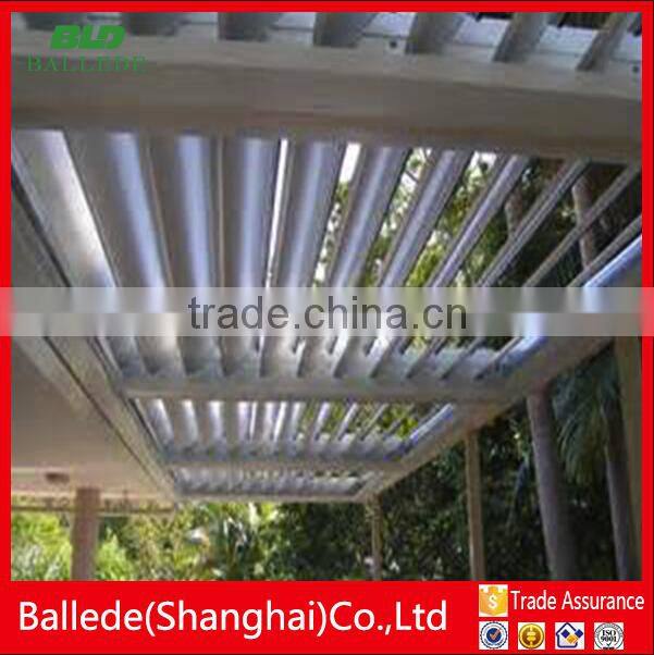 hot sale motorized opening aluminum louver roof