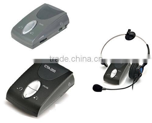 Professional call center telephone headset digital amplifier CTA-200V
