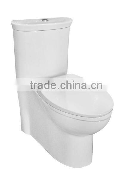 High quality bathroom siphonic dual flush one piece toilet/ceramic toilet seat 1051