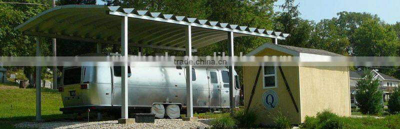 Zinc and color steel prefabricated steel house