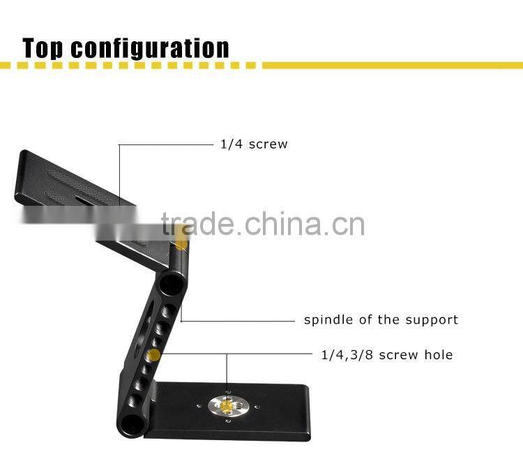 china factory ZD-Y20 dslr video camera flexible diy hd ball head mount on the tripod aluminum outdoor pan tilt zoom camera