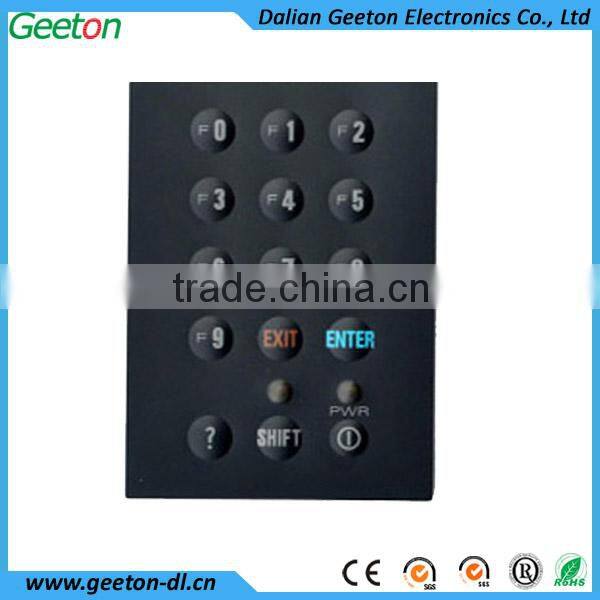 Custom Polycarbonate Domed Button Nameplate Graphic Overlay