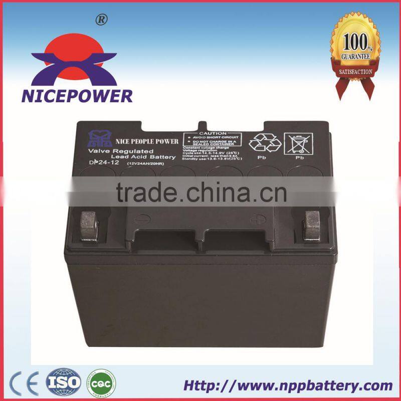 sunlight battery 12v 24ah Vrla battery
