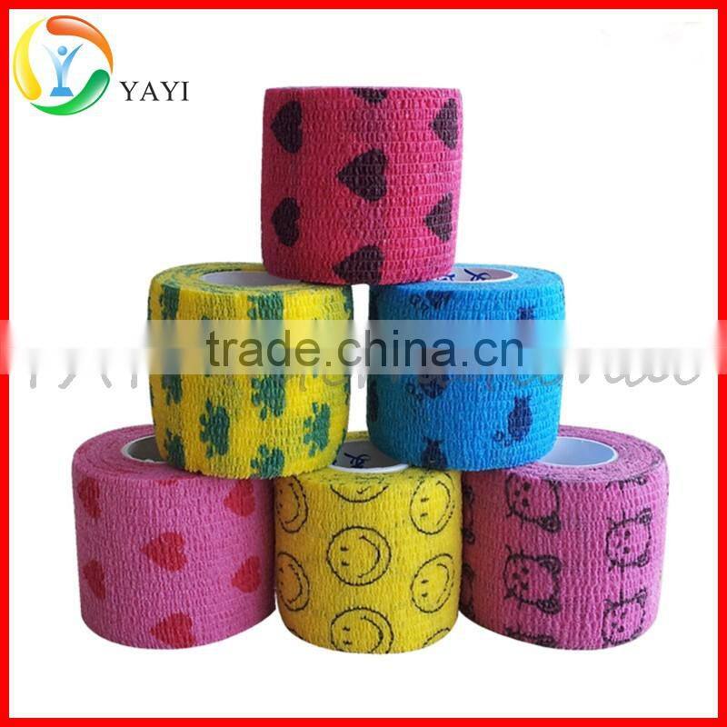 Athletic Woven Camouflage Cohesive Wrap Bandages