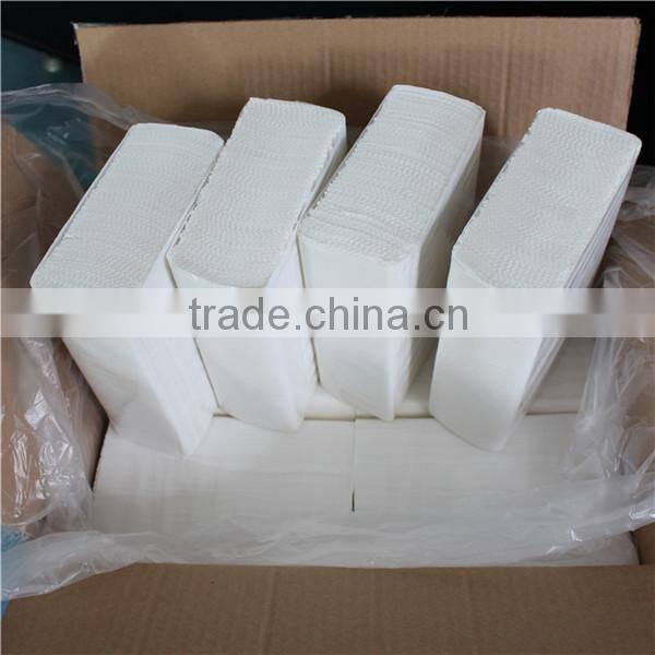 9.05" Length X 10.2" Width, 200/pack,20Packs/ctn White 1-ply Z-fold/N-fold Paper Towel for Restaurant