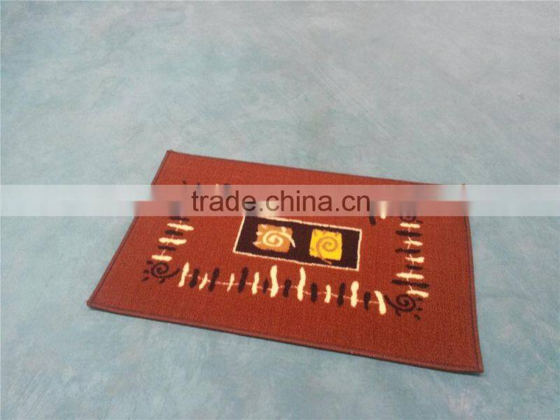 Loop pile door mat