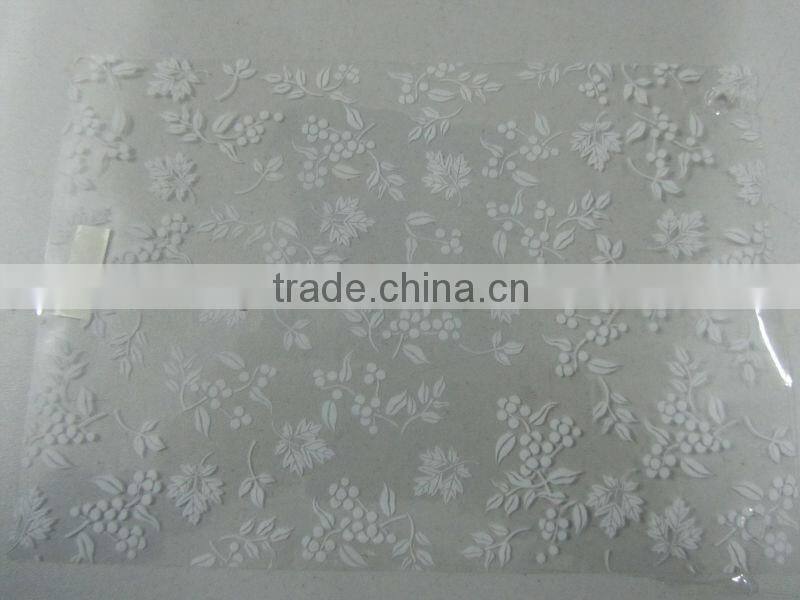 Embossed window sticker 9025