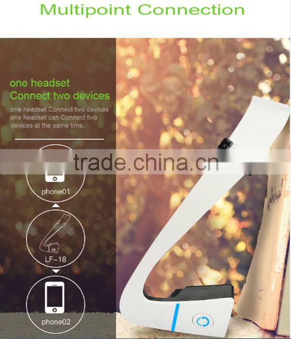 2015 New Popular Wireless Stereo Bone Conduction Bluetooth Headset