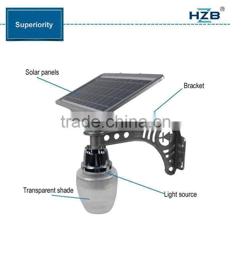 low voltage 5w led mini solar garden lights ,all in one solar lamp