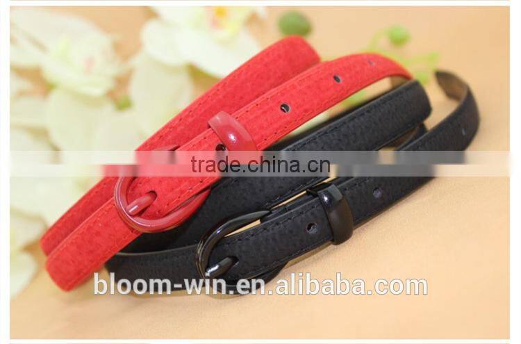 Top fashion belt for women adjustable buckle PU belt manufacturer