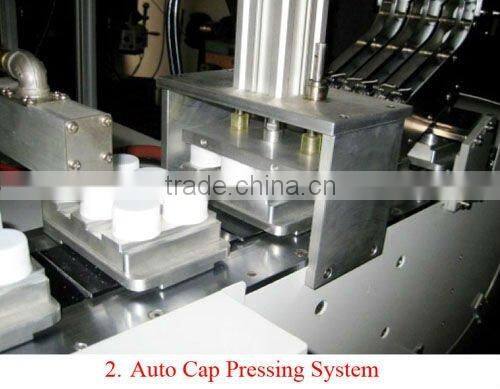 Model JN-AP4-16C - Fully Automatic 4-Colour Bottle Caps Pad Printer