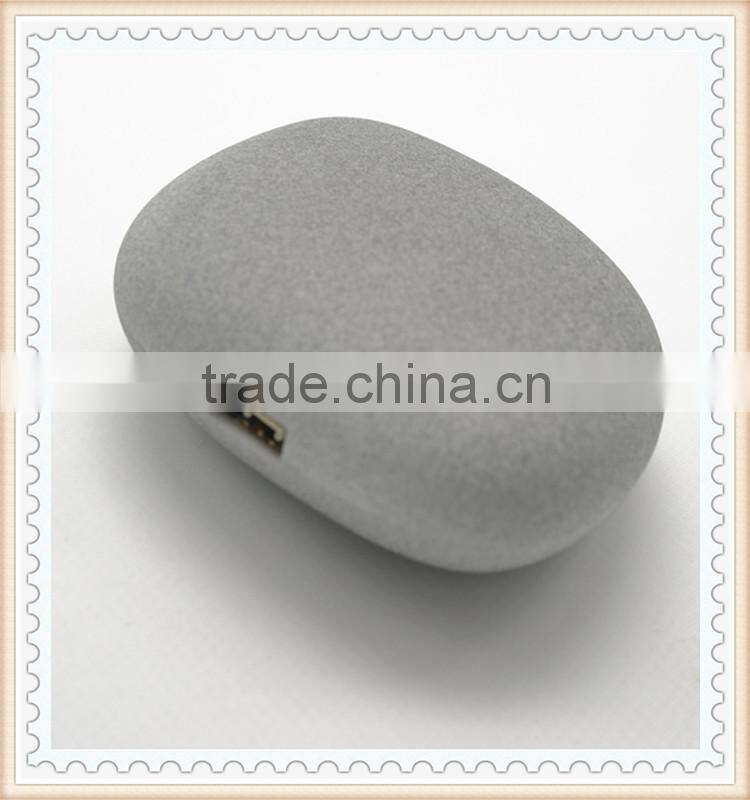 Stone shape laptop power bank, case power bank, built in cable power bank price of biometrics fingerprint scanner