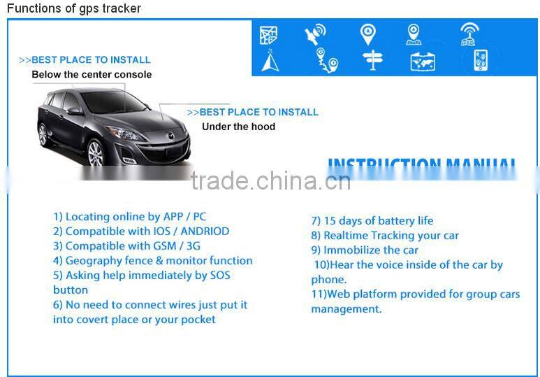 SMS Control Vehicle GPS Tracking system