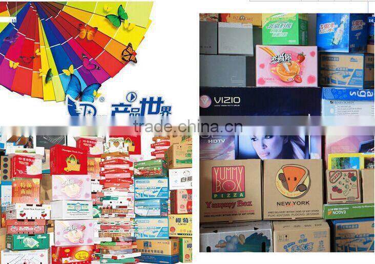 Special white paper with great printing C- flute bottle water corrugated carton box