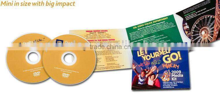 cd dvd disc copy duplication printing with cardboard sleeve