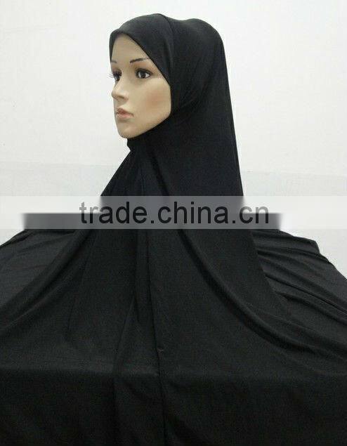 H158 new style plain big size hijab,long hijab
