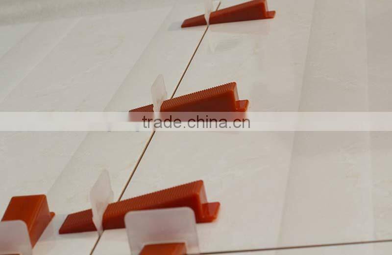 plastic tile leveling system wedges and clips
