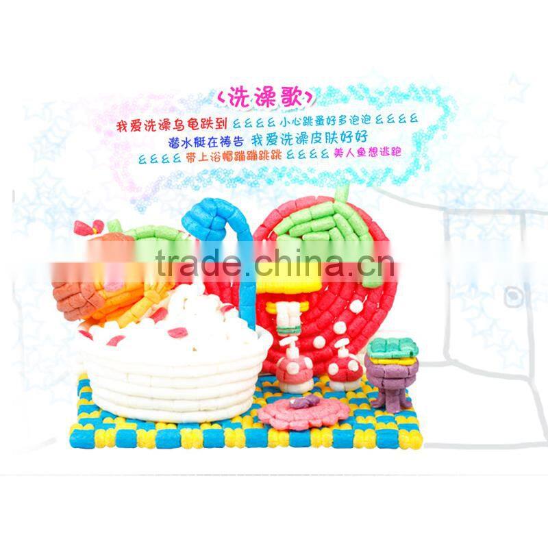 1000PCS DIY Magic cornstarch block play set,new toys, play corn, 2016 new hot toys, move brain toys