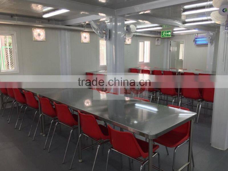Dubai project ISO LPCB ABS certification mobile kitchen container