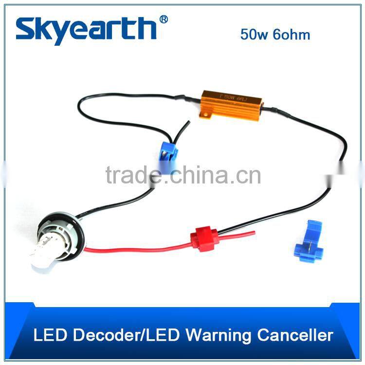 2x Load Resistor 50W 6-Ohm Fix LED Hyper Flash Fast Blink Turn Signal OBC Sales