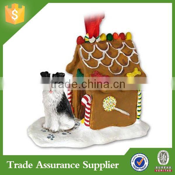 Wholesale Personalized Resin House Christmas Ornaments with Names