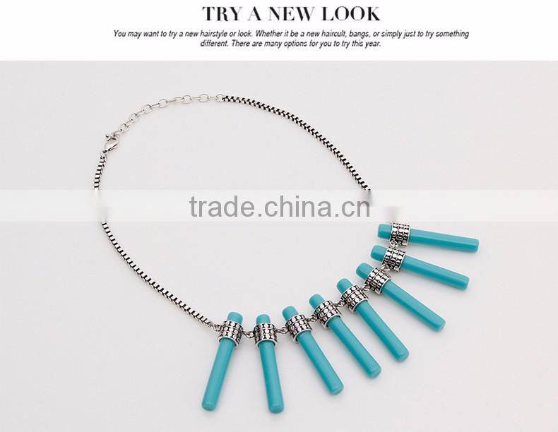 New Design Fashion Crystal Necklaces Women Luxury Statement Diamond Necklace Jewelry SKA8456