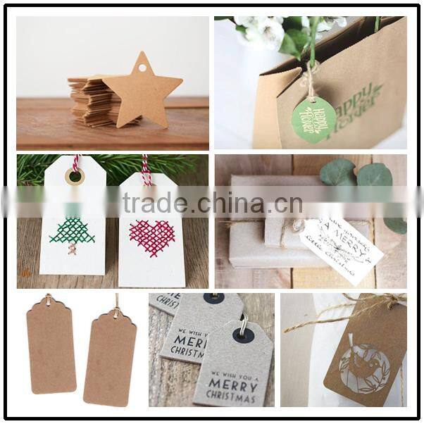 Custom Christmas clothing hang tags wholesale price