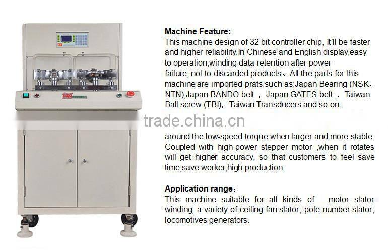100MM Raverse motor custom made stator coil winding machine