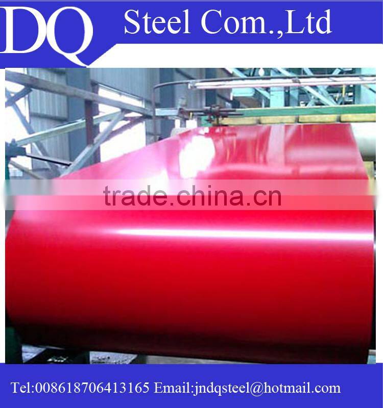 PPGI coil with many standard reinforcing steel bars