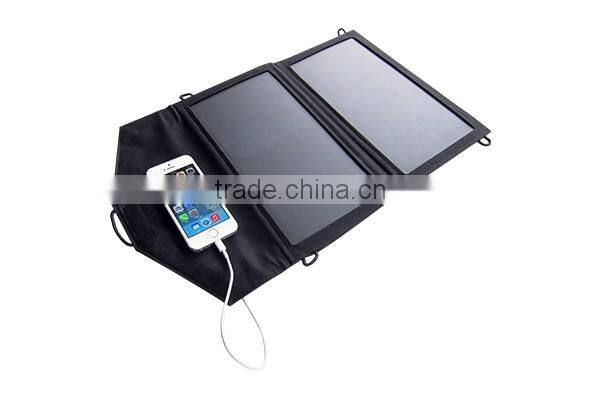 12W foldable solar charger for smart phone