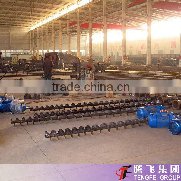 Durable concrete stainless steel screw conveyor