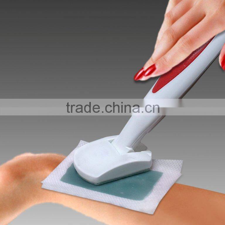 leg and body hair remover cold wax strips / multi colour depilatory wax strips
