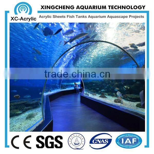 highly transparent of acrylic tunnel