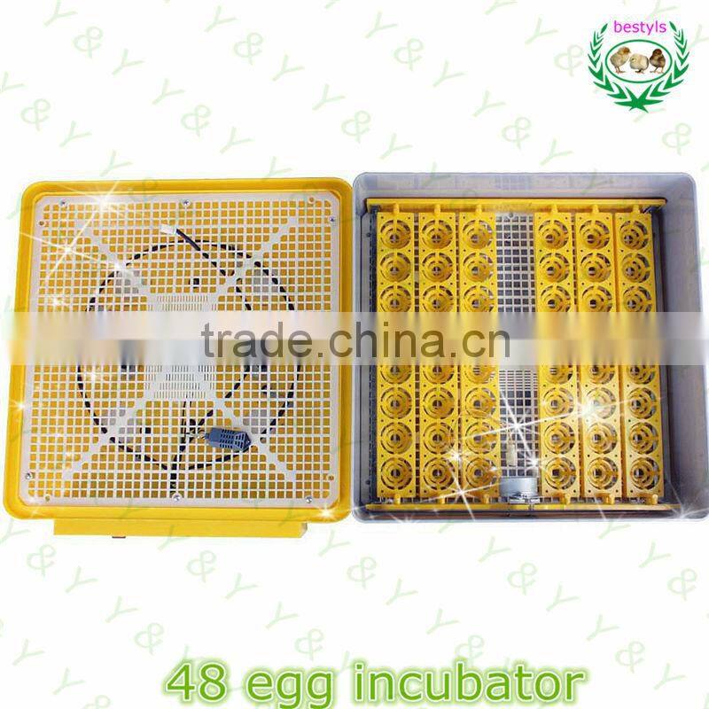 48 eggs brooder Digital Mini egg incubator JN8-48 hygrometer for incubator use chicken egg incubator for sale
