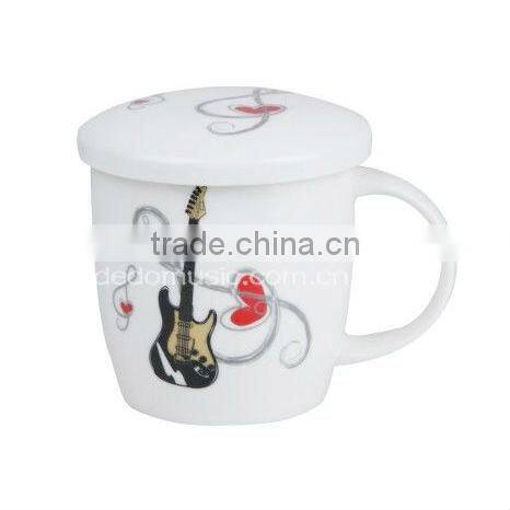 Tea Cup With Handle And Lid