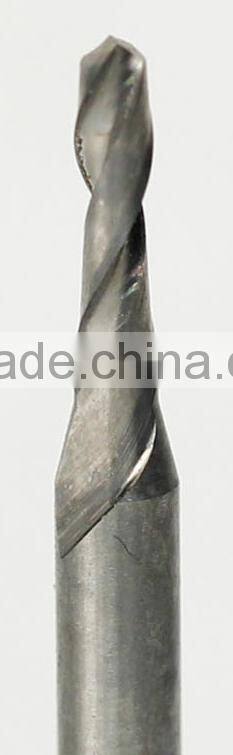 Soild spiral downcut router bits