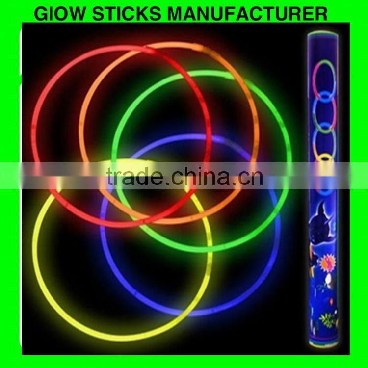 Glow Necklace Made of 22 inch Glow Stick, Wholesale Price for Small order Glow Stick Necklace