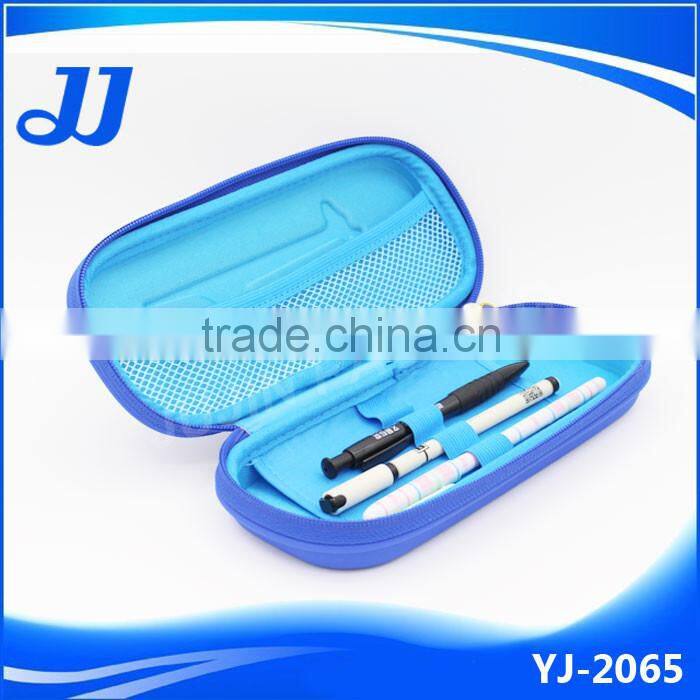Hot Selling EVA zipper cartoon custom pencil case with compartments