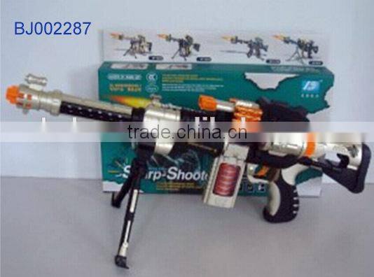 new item army toy gun blue plastic b/o toy sound gun