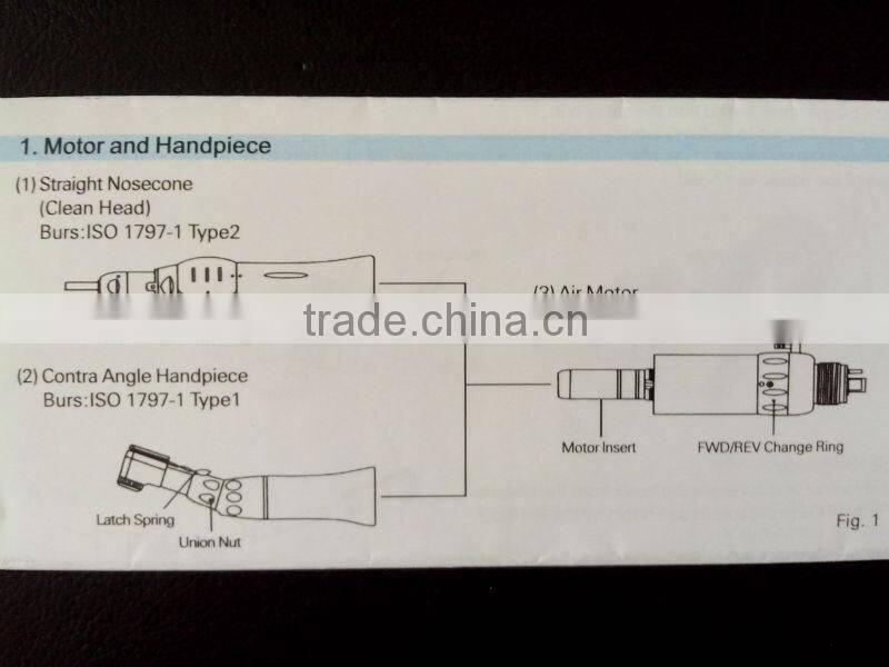 dental instrument portable dental unit low speed air turbine handpiece,dental orthodontic equipment
