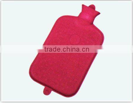 red rubber ribbed hot water bottle wholesale