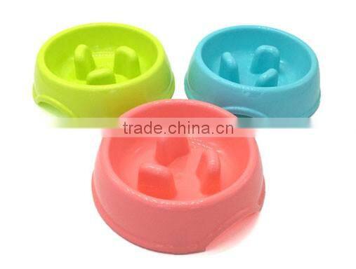 wholesale colorful stainless steel pet dog bowl