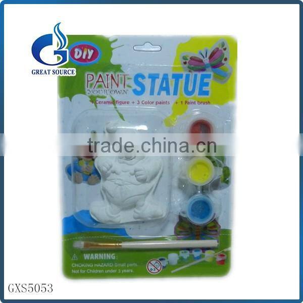 nontoxic paints for gift diy ceramic dwarf statue