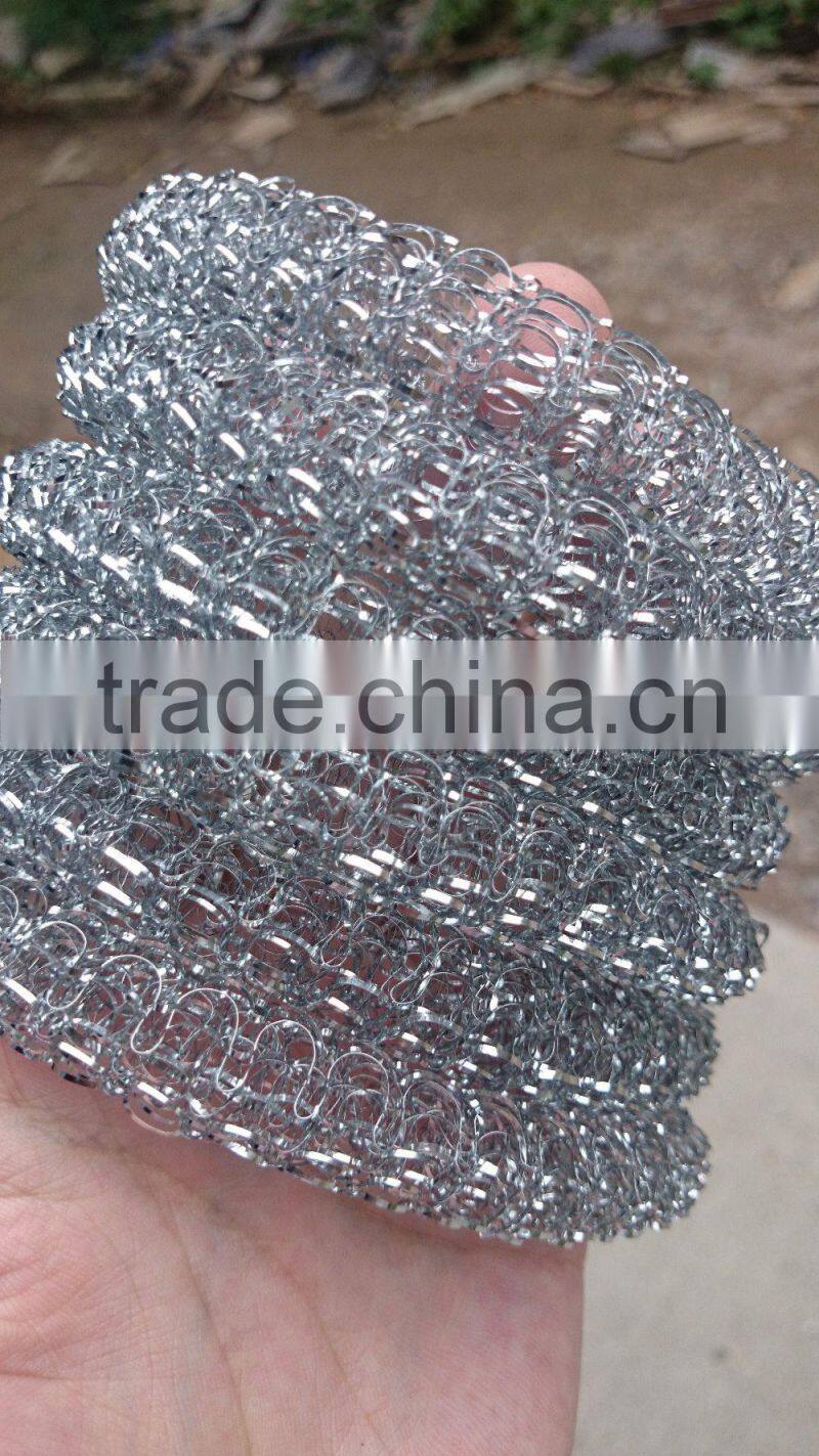 High dipped galvanized wire mesh scourer/stainless steel scrubber