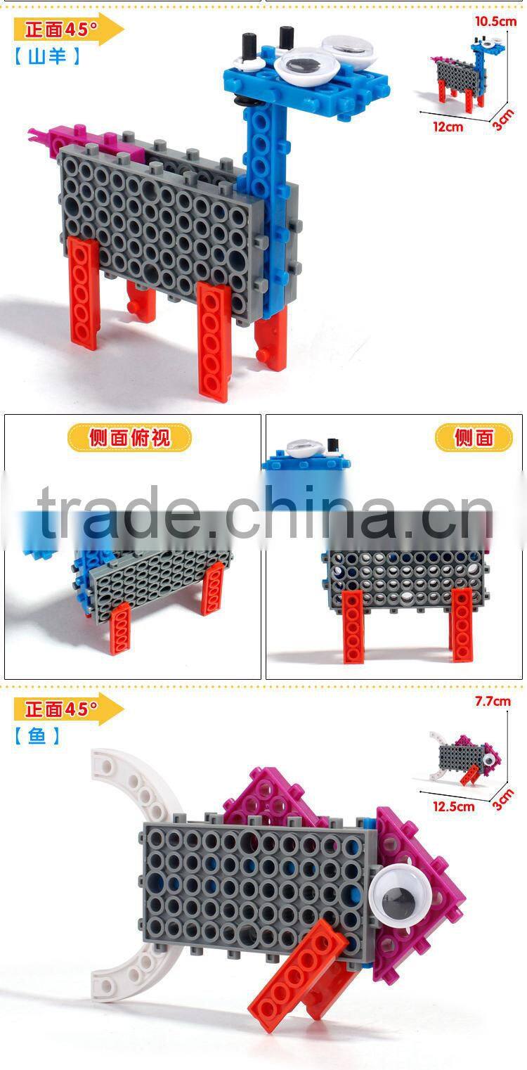 longyeah new design plastic diy 3d educational toys kindergarten