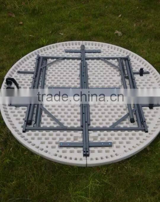 L-002 Modern outdoor furniture plastic round folding table