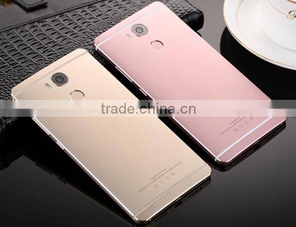144-Fashion 5.5Inch Luxury Metal Shell 6.8mm Thin Fingerprint Smartphone 4GB+32gb 16MP+8MP 2.0Ghz Dual Sim 4G Smartphone