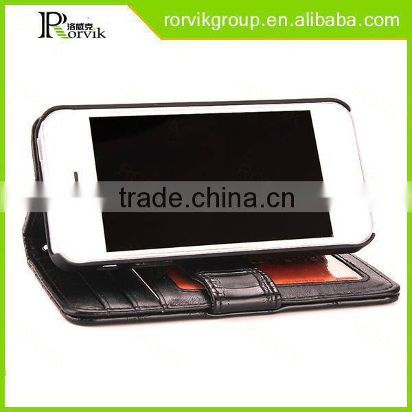 Free sample hot selling wholesale wallet pu mobile cell phone case for iphone5 5S
