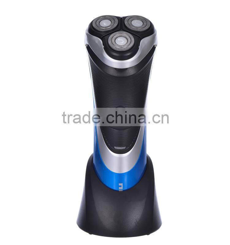 Super shaver rubble handle triple blade shaver for male