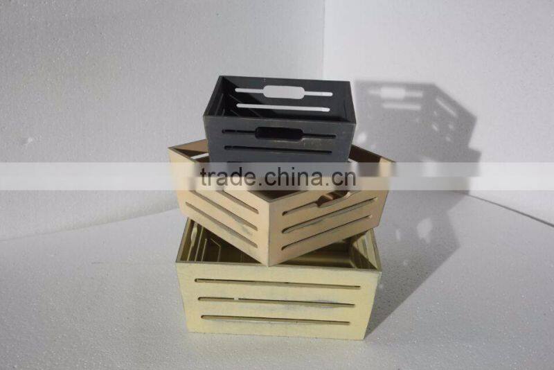 Cheap wooden crate box wooden shoe box custom wooden box